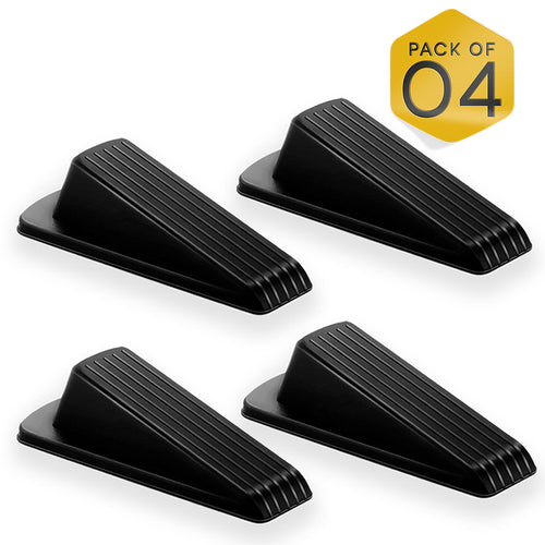 Black Rubber Wedge Door Stopper