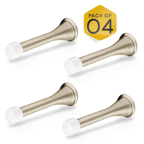 Chrome Spring Door Stopper