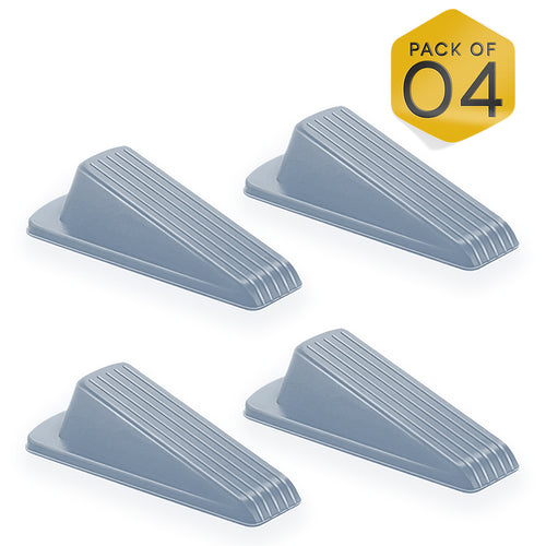 Grey Rubber Wedge Door Stopper