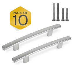Satin Arched Kitchen Cabinet Pulls - 3inch