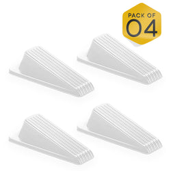 White Rubber Wedge Door Stopper