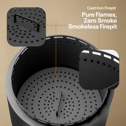 Golden Breath Smokeless Firepit