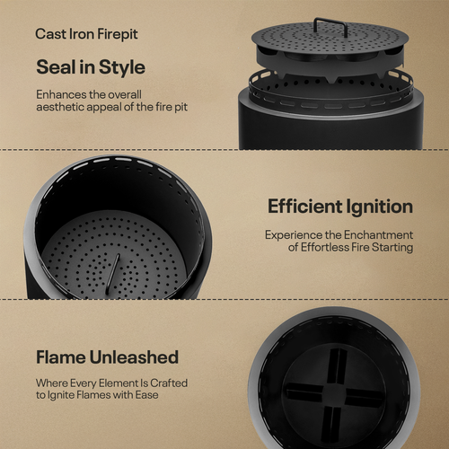 Golden Breath Smokeless Firepit