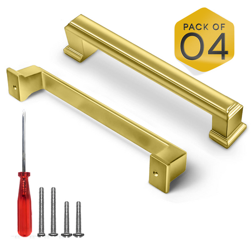 Golden Bar Handles Square